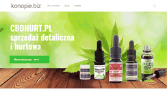 Desktop Screenshot of konopie.biz
